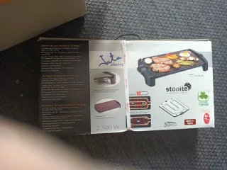 Plancha Eléctrica Magic Stonit 2500W Nueva