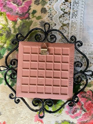 Azulejo de herrero con soporte hierro forjado