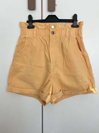 Shorts H&M Naranja Talla S