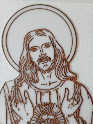 Scultura Sacro Cuore di Gesù