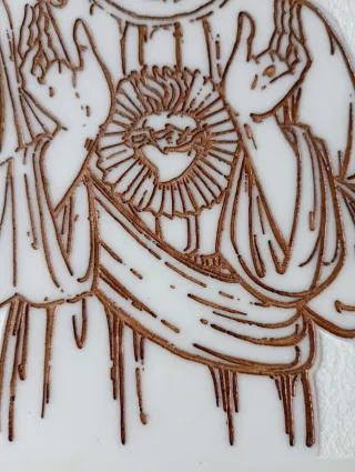 Scultura Sacro Cuore di Gesù