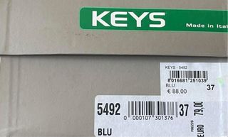 Scarpe Keys donna blu n.37