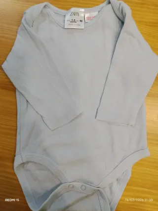 6 bodies Zara manga larga 1-3 meses