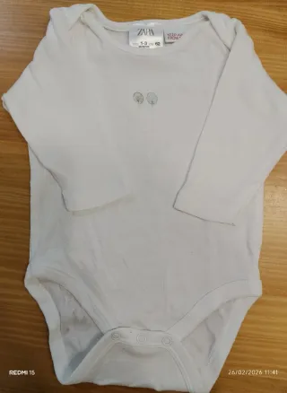 6 bodies Zara manga larga 1-3 meses