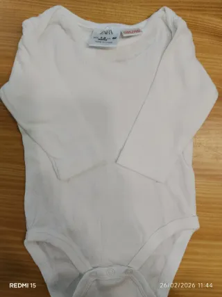 6 bodies Zara manga larga 1-3 meses