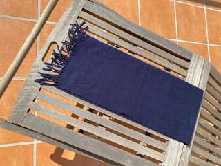 Bufanda lana 100% azul Made in England