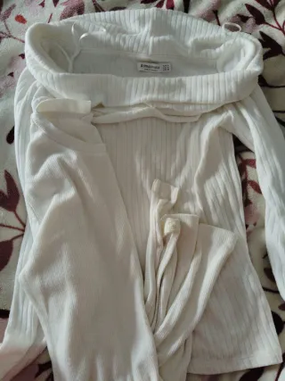 Lote 2 jerseys blancos Talla S