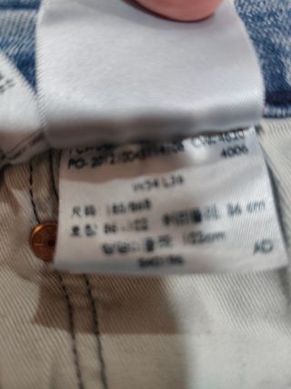 Levi's 511 Talla 34/36 Vaqueros Azules