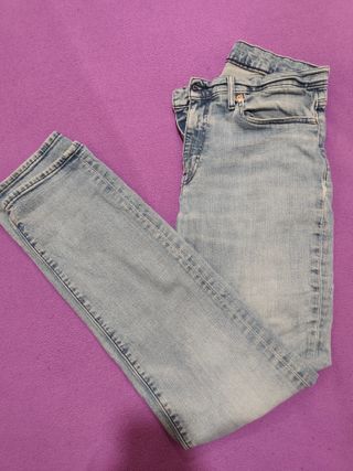 Levi's 511 Talla 34/36 Vaqueros Azules