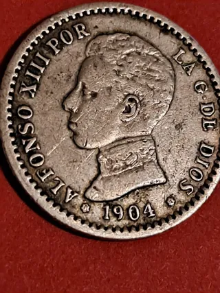 50 céntimos Alfonso XIII 1904