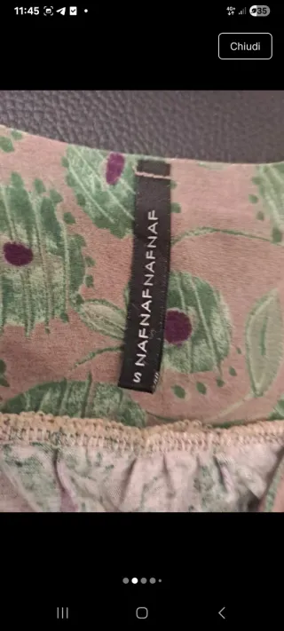 Vestito Naf Naf fantasia floreale taglia S
