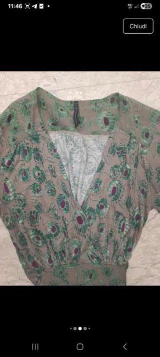 Vestito Naf Naf fantasia floreale taglia S