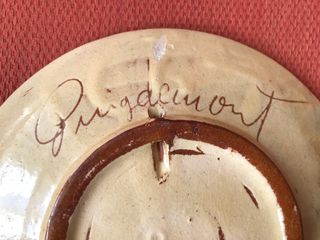 Plato Cerámica catalana La Bisbal Puigdemont