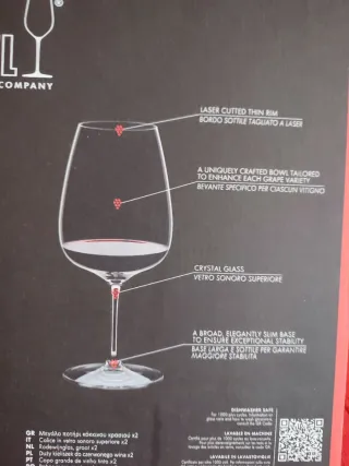 Riedel calici cristallo Cabernet merlot