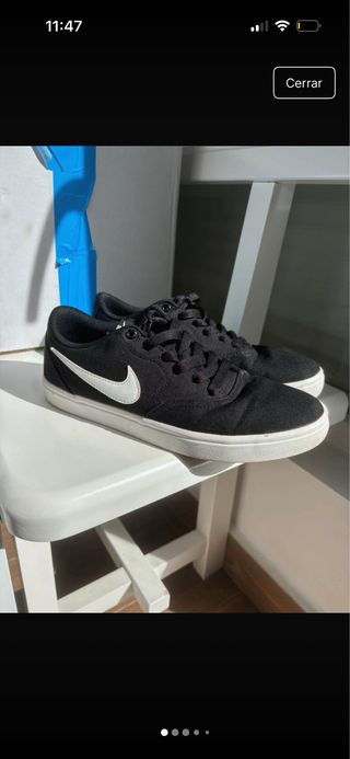 Zapatillas Nike Negras con Blanco
