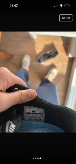 Zapatillas Nike Negras con Blanco