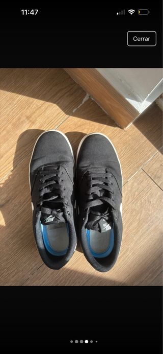 Zapatillas Nike Negras con Blanco