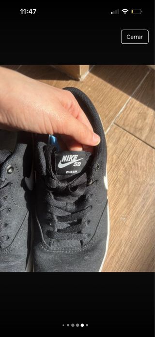 Zapatillas Nike Negras con Blanco