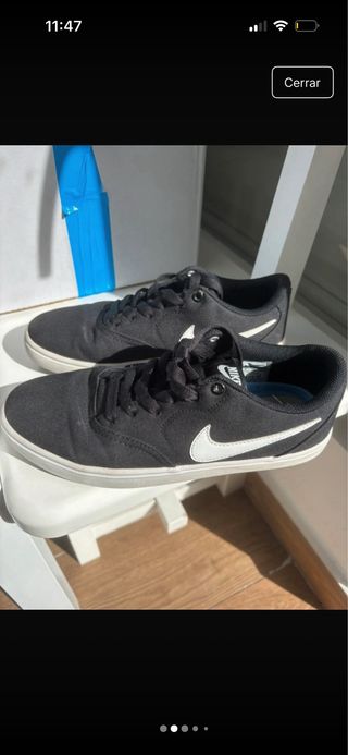 Zapatillas Nike Negras con Blanco