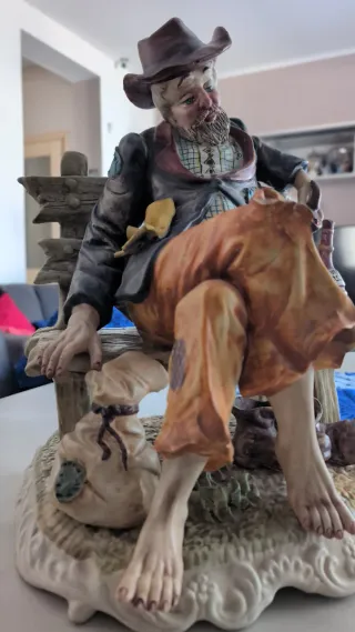 Capodimonte Ubriacone statuetta