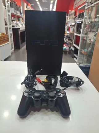 PlayStation 2 + Mando Original + cables