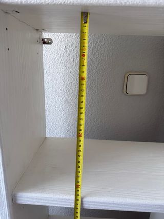 Estantería madera pino blanca