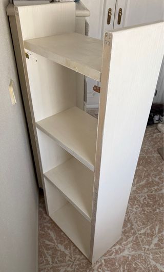 Estantería madera pino blanca
