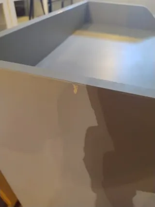 Aparador gris 70x116x46 cm