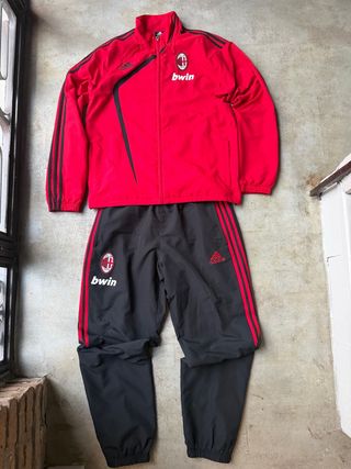 Conjunto Adidas AC Milan Rojo/Negro 2009/10