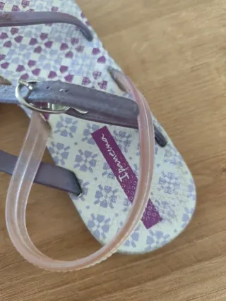Sandalias Ipanema Morado/Plata