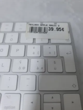 Teclado Apple Magic Plata/Blanco magic 2