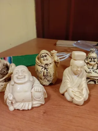 Netsuke giapponesi - 5 sculture