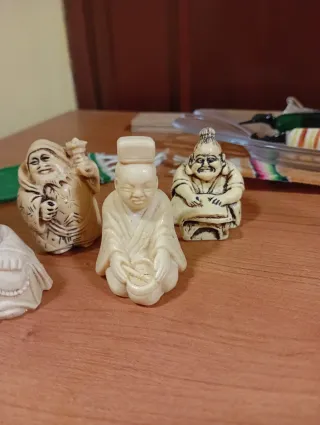 Netsuke giapponesi - 5 sculture