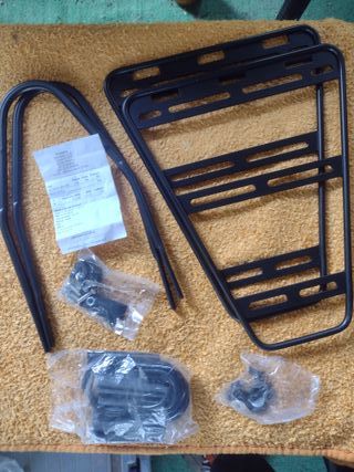 Portabultos delantero bicicleta