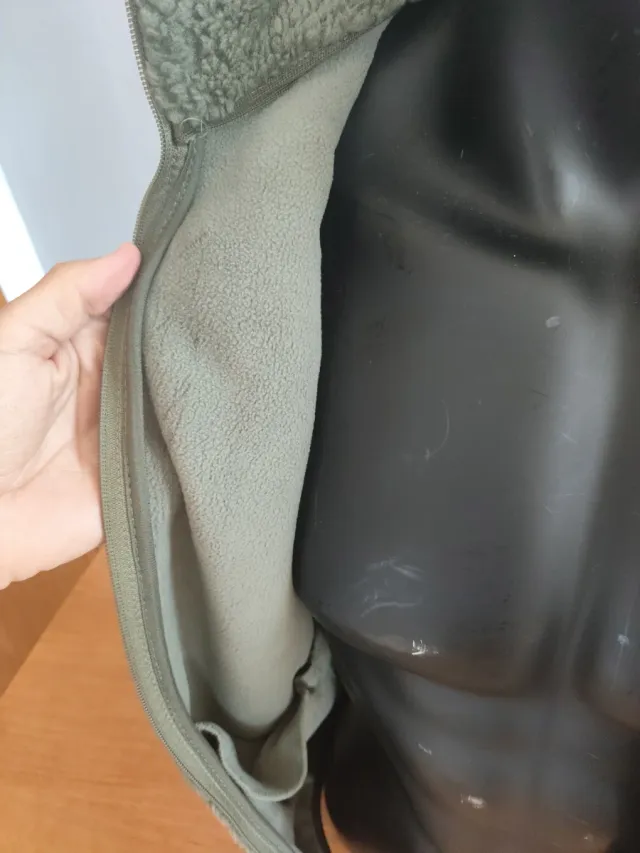 Chaqueta Alo Yoga Polar Verde Talla S