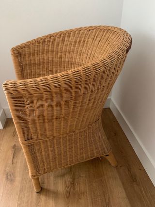 Poltrona in vimini