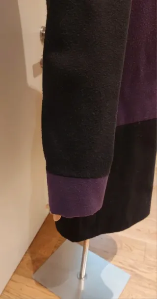 Cappottino nero-viola