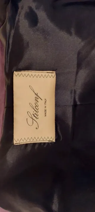 Cappottino nero-viola