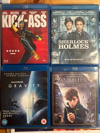Pack 4 Películas Blu-ray
