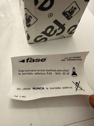 Lámpara Fase Blanca