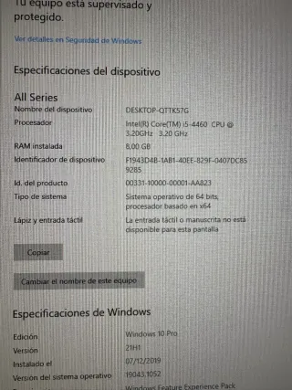 Torre Gaming i5 Blanca Como Nueva