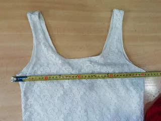 Vestido encaje beige talla M