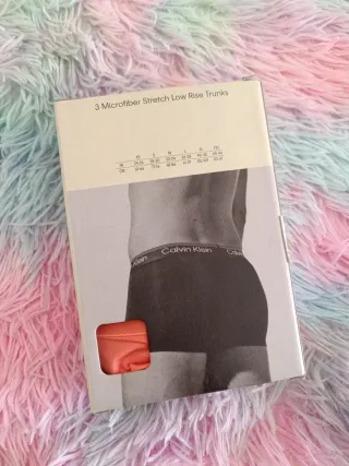 3 Calzoncillos Calvin Klein Microfibra Talla S a L