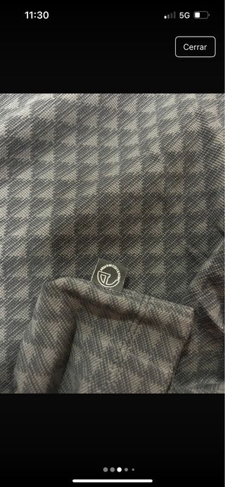 Polo Armani gris/verde oliva