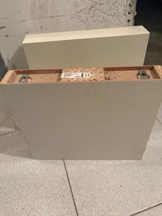 2 Mensole LACK IKEA Bianche Quadrate