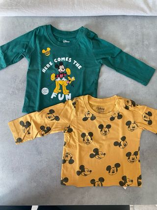 2 Magliette Disney Primark Mickey Mouse