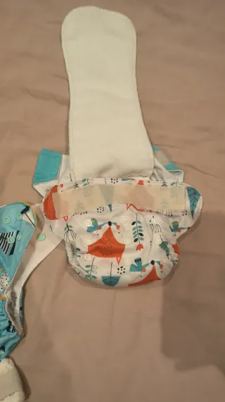 Lote pañales tela estampados