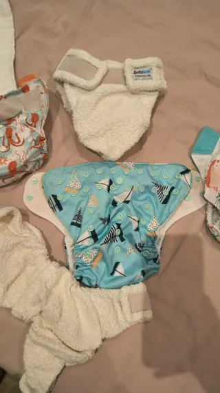 Lote pañales tela estampados