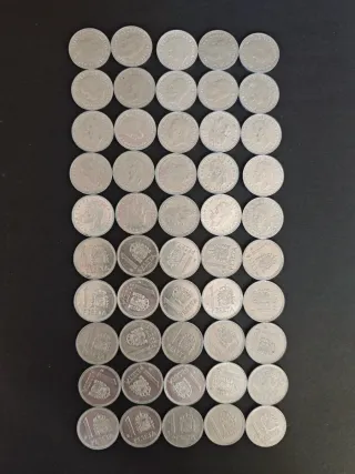 1 Peseta 1986. 50 monedas