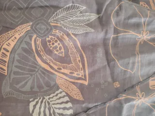 Conjunto DPM Falda y Blazer Marrón Estampado